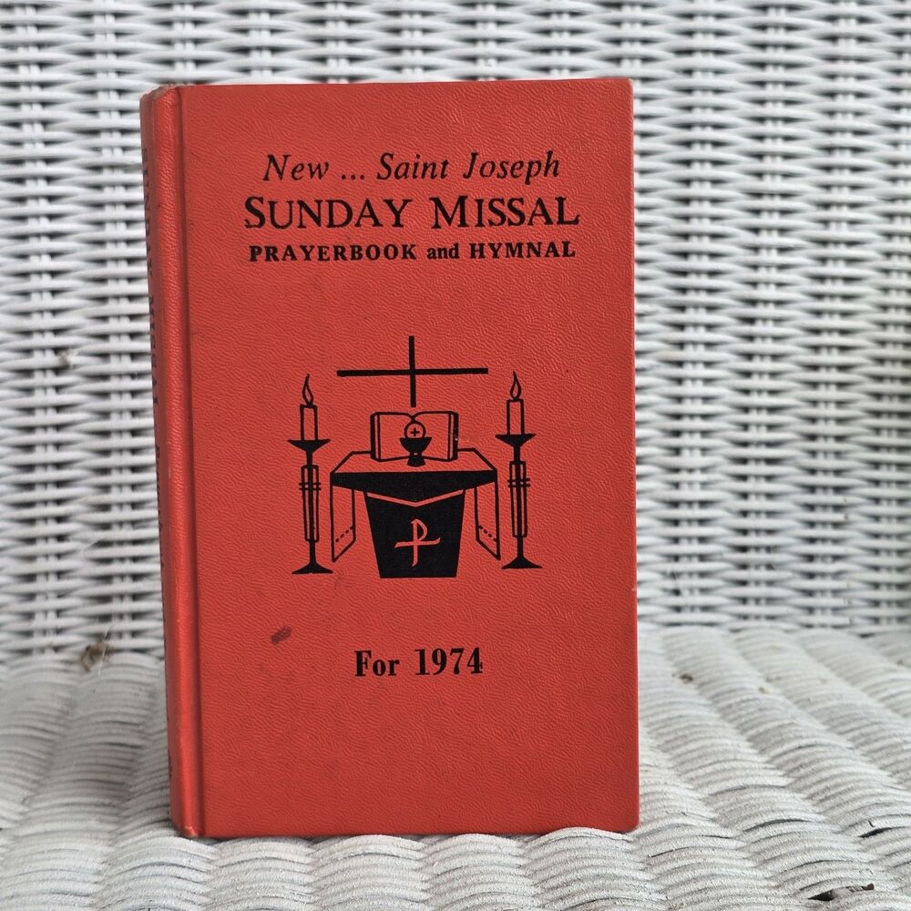 New ... Saint Joseph Sunday Missal Prayerbook & Hymnal 1974 Catholic Book Publis